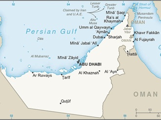 Émirats Arabes Unis : carte et plans 
