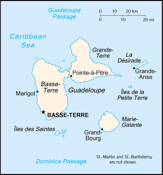 Guadeloupe : maps 
