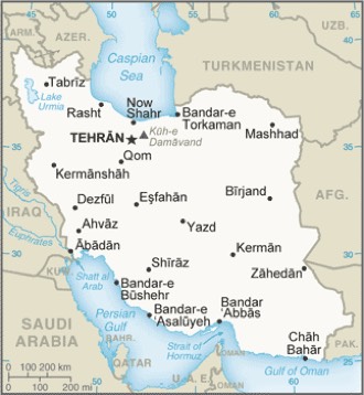 Iran : carte et plans 