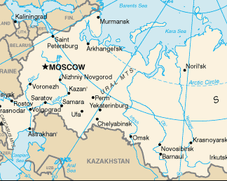 Russie : carte et plans 