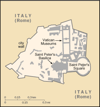 Vatican : carte et plans 