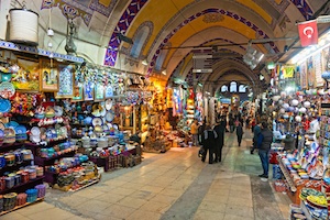 le grand bazar à Istanbul