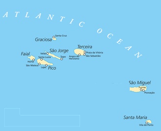 Açores : carte et plans 