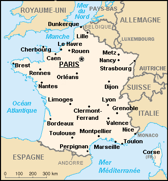 France : carte et plans 