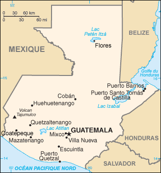 Guatemala : carte et plans 